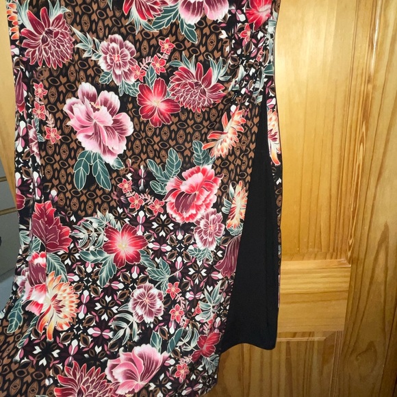 Connected Apparel Floral Print Midi Dress - Picture 3 of 4